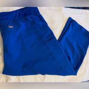 Figs Kade Cargo Scrub Pants Petite Royal Blue
